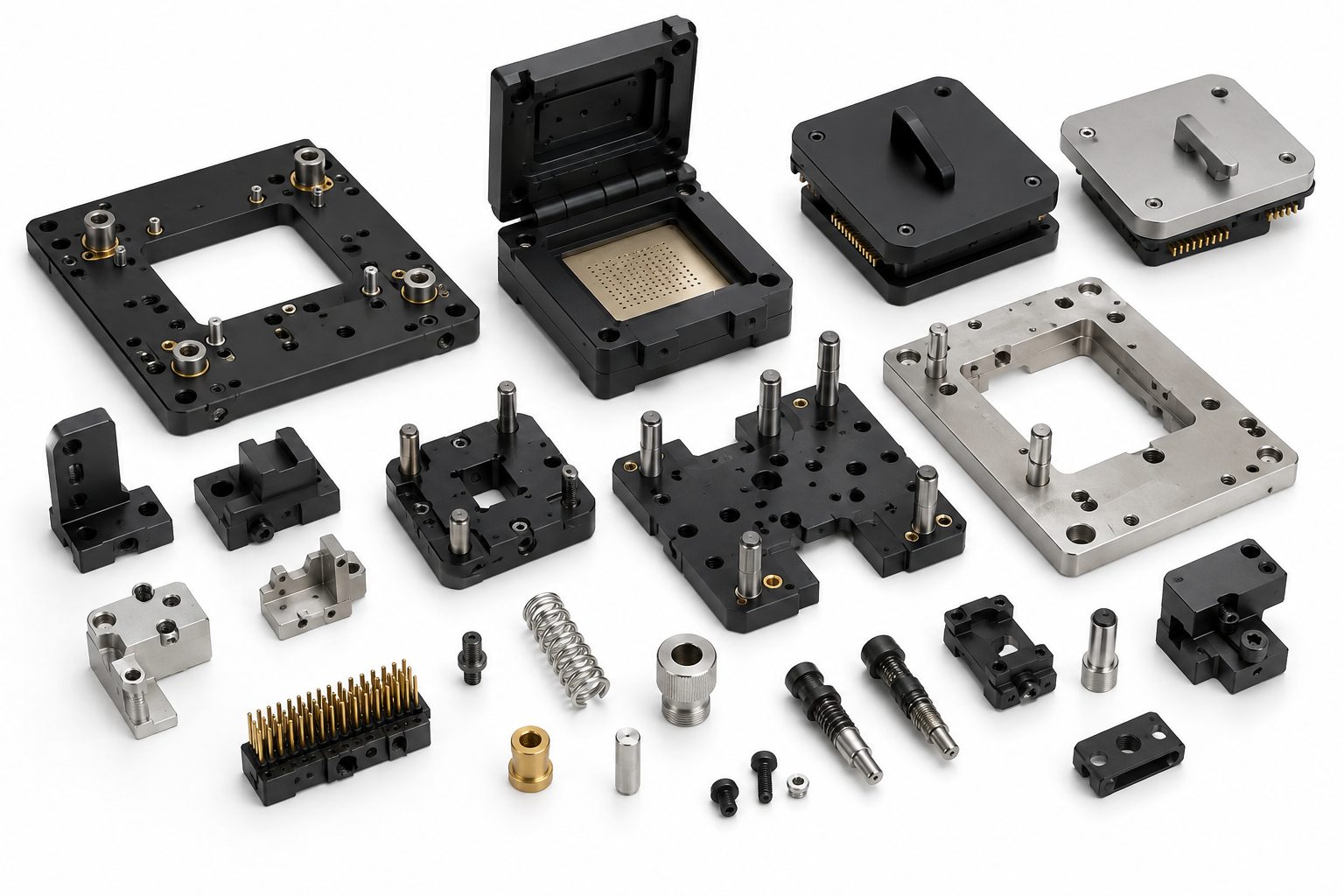 Spare Parts, Fixtures, Alignment Plates and Socket Lids